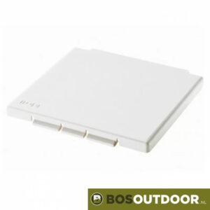 Deksel voor inbouwstekkerdoos vierkant wit (afb. 1)