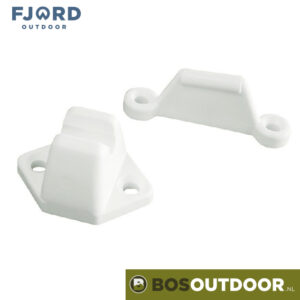 Deurvanger pvc 2dlg. wit (afb. 1)